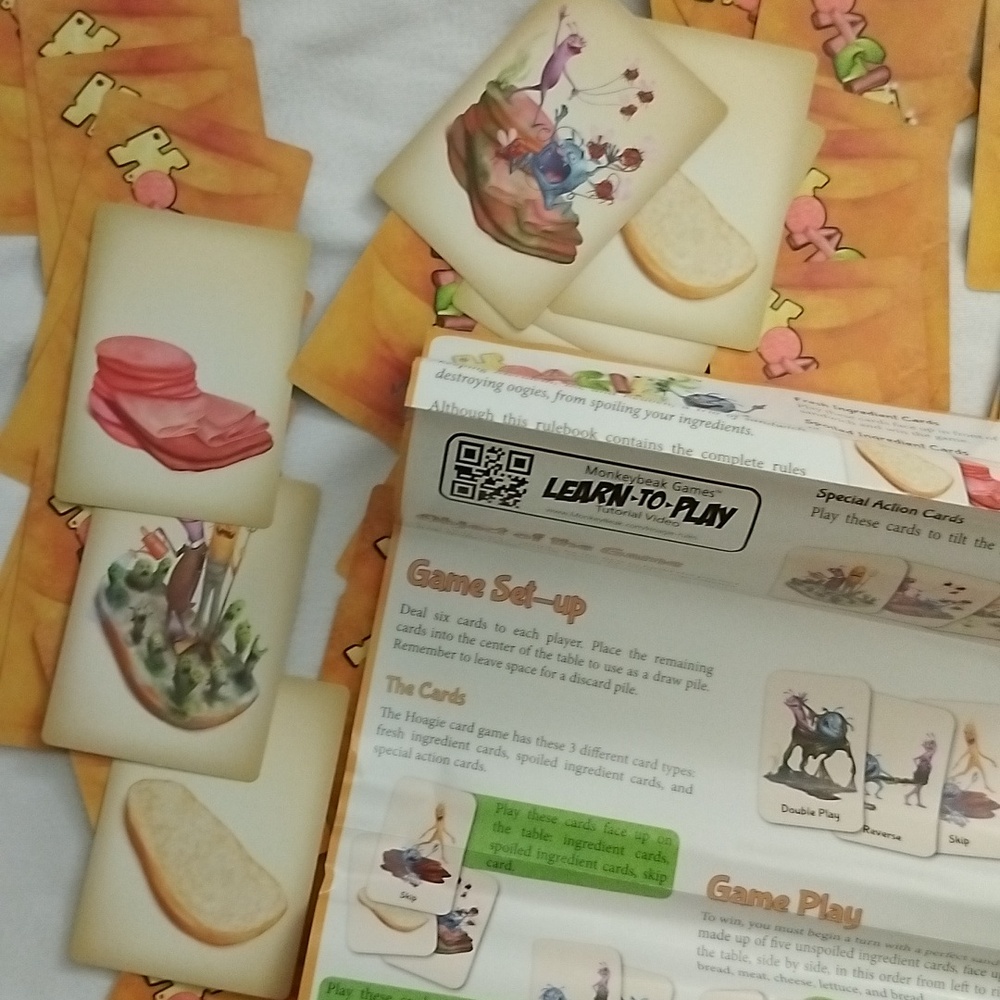 Hoagie A Goofy Kitchen Adventure Build A Sandwich Card Game COMPLETE - Picture 8 of 17